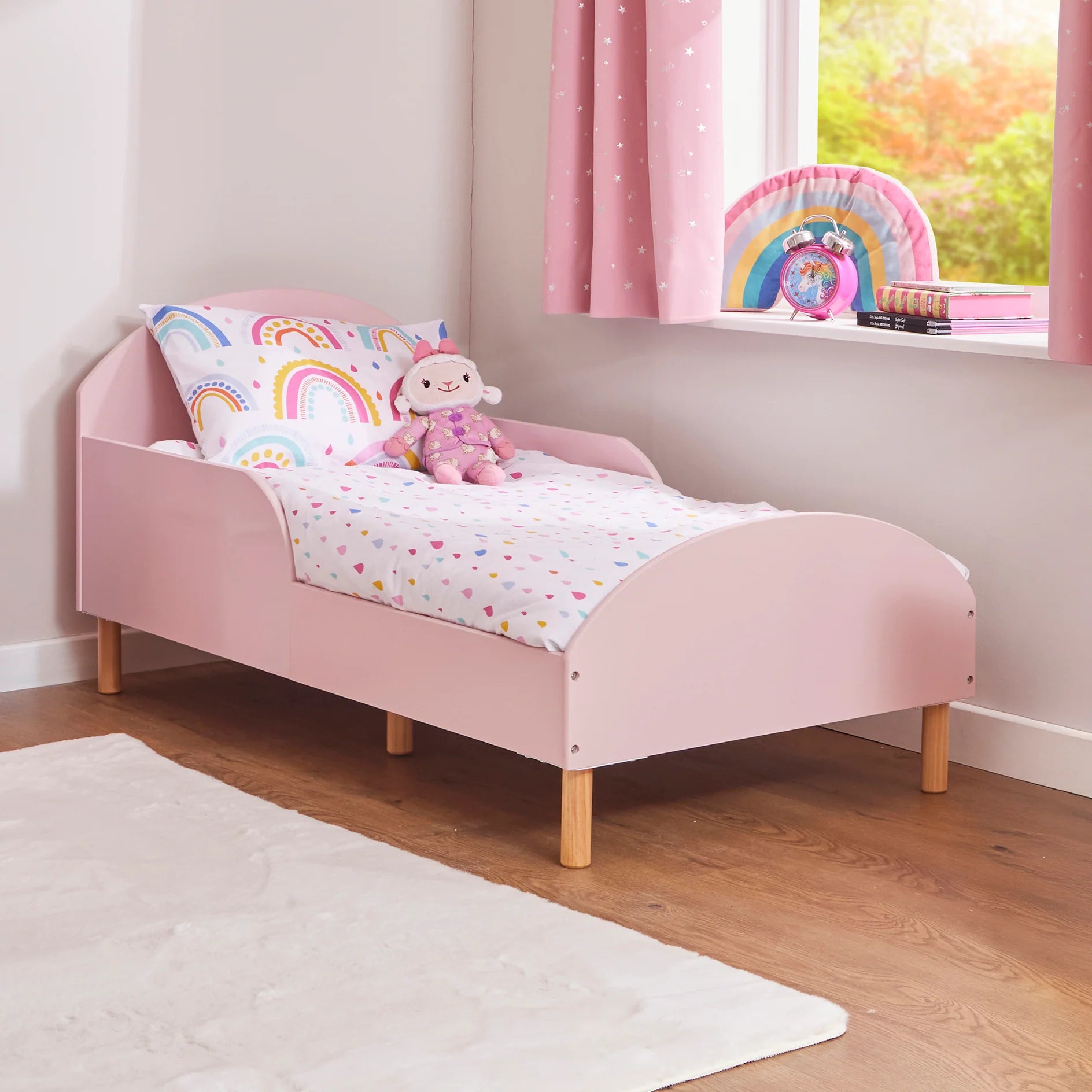 Kids Pink Toddler Bed