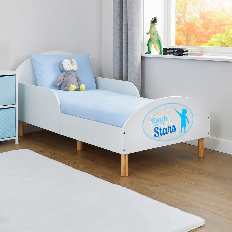 Previous Kids White Toddler Bed – Reach For The Stars